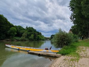 Drachenboot am Neckar